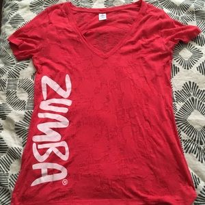 Zumba Amaze Instructor V-Neck Top - Candy Coral